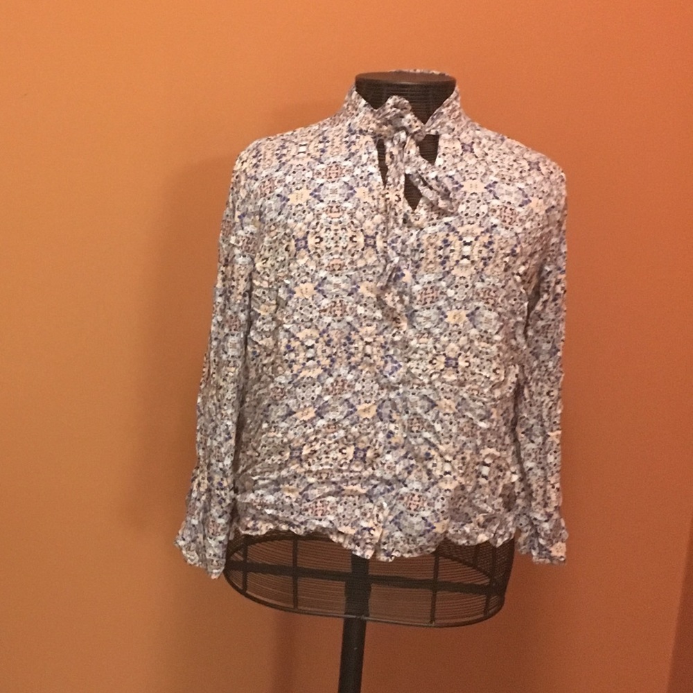 Pastel colored blouse
